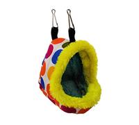 Vdaxvme Hamaca de loro, tienda de campaña colgante para invierno, cálida casa de animales pequeños, escondite para hámsteres, periquitos, conures