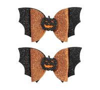 Vdaxvme Horquilla antideslizante para el pelo de Halloween, 2 unidades, diseño de arañas, calabazas, murciélagos, para fiestas de disfraces