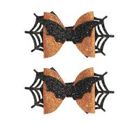 Vdaxvme Horquilla antideslizante para el pelo de Halloween, 2 unidades, diseño de arañas, calabazas, murciélagos, para fiestas de disfraces