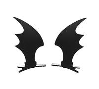 Vdaxvme Horquilla para el pelo con alas de murciélago de Halloween, para uso diario, accesorios para el cabello para mujeres en fiestas de cumpleaños