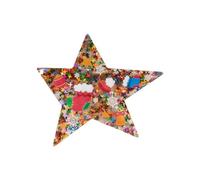 Vdaxvme Horquilla para el pelo con forma de estrella de árbol de Navidad, con purpurina para mujeres, niñas, señoras, Año Nuevo, accesorio para el pelo de vacaciones