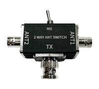 Vdaxvme Interruptor de antena, antenas UHF manuales/conectores BNC, convertidor adaptador, antenas, interruptores coaxiales, conectores de radio/BNC