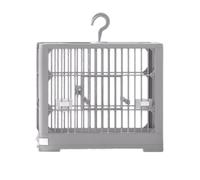 Vdaxvme Jaula espaciosa para pájaros para un descanso seguro y cómodo, grande, con comedero y percha para exteriores, tamaño grande