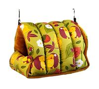 Vdaxvme Jaulas para loros de pájaros y mascotas, hamaca cálida, cama colgante, cueva para dormir, accesorios para jaula de pájaros pequeños