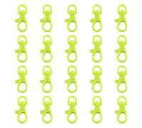 Vdaxvme Juego con 20 cierres de plástico para joyas, para collares, pulseras, diseño de mosquetón, suministros para manualidades