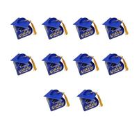 Vdaxvme Juego de 10/25/30 cajas creativas de suministros de fiesta de graduación, 4 colores decorativos para decoración de graduación, caja de dulces de graduación