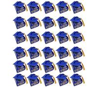 Vdaxvme Juego de 10/25/30 cajas creativas de suministros de fiesta de graduación, 4 colores decorativos para decoración de graduación, caja de dulces de graduación
