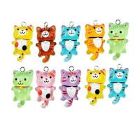 [Vdaxvme] Juego de 10 encantadores dijes de resina para hacer colgantes de resina duraderos en miniatura para fabricantes de joyas artísticas, Resina