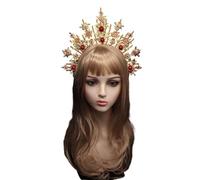 Vdaxvme Juego de aros para el pelo hechos a mano para adultos, bonito soporte para el pelo de Navidad, Halloween, fiesta de Año Nuevo, diadema para adultos