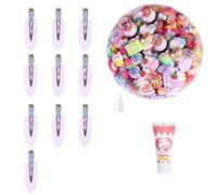 Vdaxvme Juego de horquillas, crea tu exclusivo kit de accesorios de resina de gel crema batida