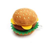 Vdaxvme Juguete de simulación de comida para perros, juguete de peluche divertido interactivo para perros, juguete masticable para perros al aire libre, herramienta molar de dientes
