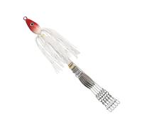 Vdaxvme Kit de aparejos de pesca de paraguas, 5 brazos, paraguas, cebos de natación, señuelos de perca, cebo para agua dulce y salada, kits duraderos, flexibles para agua salada, agua dulce