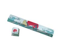 Vdaxvme Las teclas PBT mejoran tu experiencia de escritura con teclas de larga duración, patrón único, teclas espaciales con temática oceánica