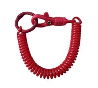 Vdaxvme Llavero de resorte elástico con espirales retráctiles, espirales elásticas