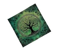 Vdaxvme Mantel de tarots, patrón de árbol grande, astrología, altares, tela diosa, mesa de tarjetas, tapiz, suministros diosos, mesa de tarjetas, decoración de pared