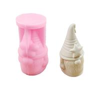 Vdaxvme Molde de resina epoxi con diseño de gnomos 3D, molde de silicona para decoración del hogar, herramienta de fundición