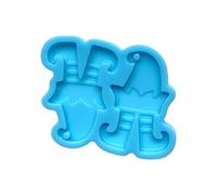 Vdaxvme Molde de silicona para pendientes de Navidad, resina epoxi, diseño de lágrimas