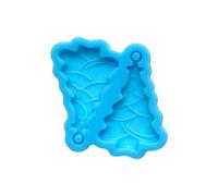 Vdaxvme Molde de silicona para pendientes de Navidad, resina epoxi, diseño de lágrimas