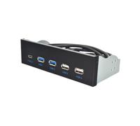 Vdaxvme MultiPorts - Concentradores USB 3.1 para panel frontal de 13.3 cm para bahía ROM de escritorio