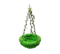 Vdaxvme Nidos de pájaros para loros, jaula de pájaros, casa cálida, cama de felpa resistente al viento, hamaca cama para pájaros, cama de descanso para cacatúas, jaula de invierno