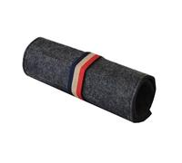Vdaxvme Organizador de fieltro extra ancho con cierres elásticos seguros, perfecto para pinceles de acuarela, bolígrafos de escritura a mano, rollo de lápices de artista