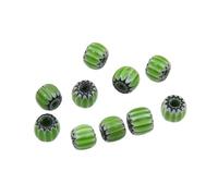 [Vdaxvme] Paquete de 10 cuentas de calabaza de resina hechas a mano cuentas de resina textura de resina para proyectos creativos de collar y pulsera