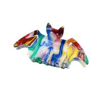Vdaxvme Pinza de pelo con forma de murciélago de varios colores para mujer, carnaval, coleta alta, clip delicado para chicas calientes