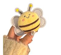 Vdaxvme Pinza de pelo de abeja de peluche con diseño de dibujos animados para el pelo, horquilla de pico de pato, pasadores elegantes para mujer, broche para mujer, lindo broche