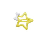 Vdaxvme Pinza de pelo de estrella de aleación para mujeres y niñas con horquillas de hueso, accesorios de peinado estéticos para mujer