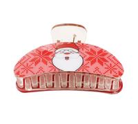 Vdaxvme Pinza de pelo de moda para árbol de Navidad, decoración para el pelo, accesorio de decoración festiva