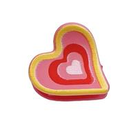 Vdaxvme Pinza para el pelo con forma de flor y corazón, coleta alta, para mujer, para carnaval, fiesta, toma de fotos