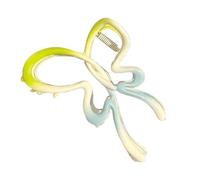 Vdaxvme Pinza para el pelo con forma de mariposa, para mujer, para el cuidado de la piel, para campamento, elegante, para bodas, fiestas