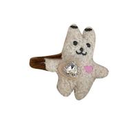 Vdaxvme Pinza para el pelo con forma de oso y felpa/carnaval, para mujeres y niñas, flequillo, para tomar fotos, compras, viajes, antideslizante