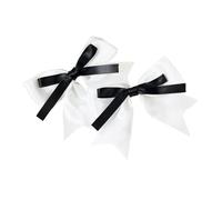Vdaxvme Pinza para el pelo con lazo para niña, horquillas de pato, pasadores para mujer, herramienta para peinar el cabello, 2 unidades