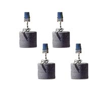 Vdaxvme Pinzas para mantel de mármol de acero inoxidable con estructura de piedra natural para mesa de comedor de acero inoxidable