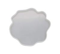 Vdaxvme Posavasos práctico molde de silicona resina Irregular Tazas Moldes de resina Decoración de mesa Posavasos creativos Irregulares Tazas de Silicona Moldes Decoración de mesa, L, como se describe