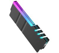 Vdaxvme Refrigerador de ordenador 5 V ARGB Easy Clip Mount DDR4 DDR5 disipador de calor ARGB