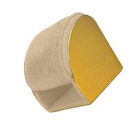 Vdaxvme Soporte de reloj de peluche contemporáneo, soporte de exhibición de brazalete de felpa de lujo, organizador de joyas de metal estable para el comercio minorista, soporte de joyas dorado, talla