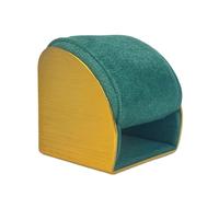 Vdaxvme Soporte de reloj de peluche contemporáneo, soporte de exhibición de brazalete de felpa de lujo, organizador de joyas de metal estable para el comercio minorista, soporte de joyas dorado