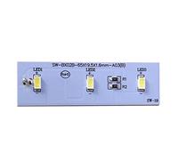 Vdaxvme SW-BX02B - Tira de luz LED de repuesto para refrigeradores, temperatura de color, 6000-6500 K, larga vida útil, tira de luz LED