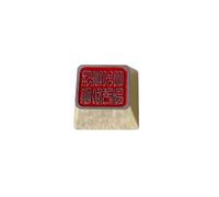 Vdaxvme Tecla de metal con caracteres chinos tradicionales de aleación para teclados mecánicos, sustituye a 1 unidad
