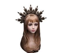 Vdaxvme Tiaras corona diadema material kits VirginMary disfraz de iglesia diadema diosa del sol diadema tiaras femeninas tocado