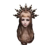 Vdaxvme Tiaras corona diadema material kits VirginMary disfraz de iglesia diadema diosa del sol diadema tiaras femeninas tocado