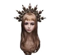 Vdaxvme Tiaras corona diadema material kits VirginMary disfraz de iglesia diadema diosa del sol diadema tiaras femeninas tocado
