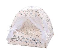 Vdaxvme Tienda de campaña portátil para perros y gatos, transpirable Tipi para herramientas de descanso al aire libre, varios colores, para camping, viajes, interior y exterior, interior y exterior
