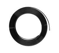 Vdaxvme Tiras protectoras de PVC para bordes de puerta de coche, moldura decorativa, 12 m, en forma de U, adhesivo protector de coche