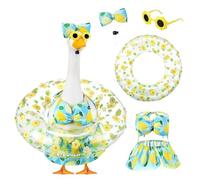 Vdaxvme Traje de baño de gansos para porche, con accesorios, decoración de celebración, accesorios de atuendo de gansos, decoración nacionalista de bolígrafo de porche