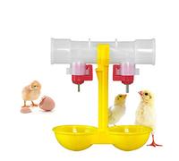 Vdaxvme Vasos colgantes para aves de corral para pollo/codorniz, bebedero automático de agua de pollo
