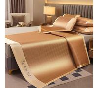 VDCVADKYE Esterilla para Dormir en Verano, Colchoneta de bambú for Dormir, sábana, colchón, Alfombra, Multicolor, 90-200 cm(Color B,150cm)