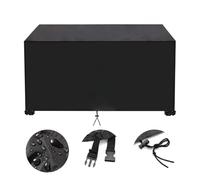 VDCVADKYE Fundas para Muebles de jardín, Funda for Muebles de jardín Exterior, Color Negro, Varios tamaños(185x175x120cm/LxWxH)
